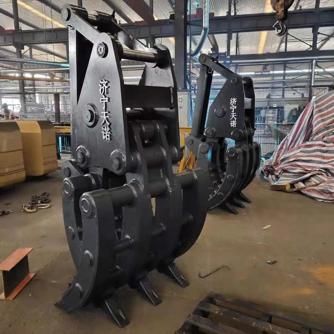 How to store excavator wood clamps?